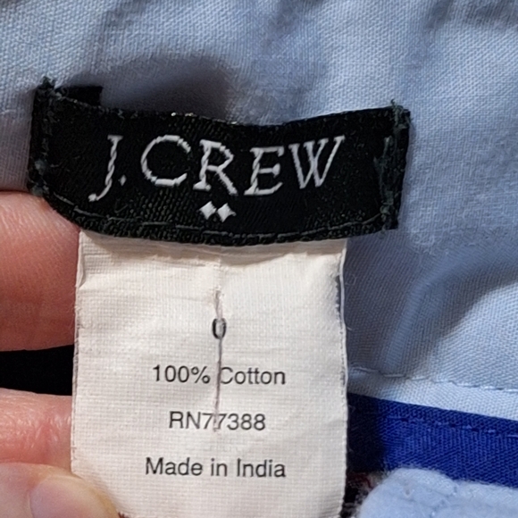 J Crew Y2K 00s 90s Madras Plaid Patchwork Mini Skirt 28" Waist Cotton Festival - Picture 4 of 6